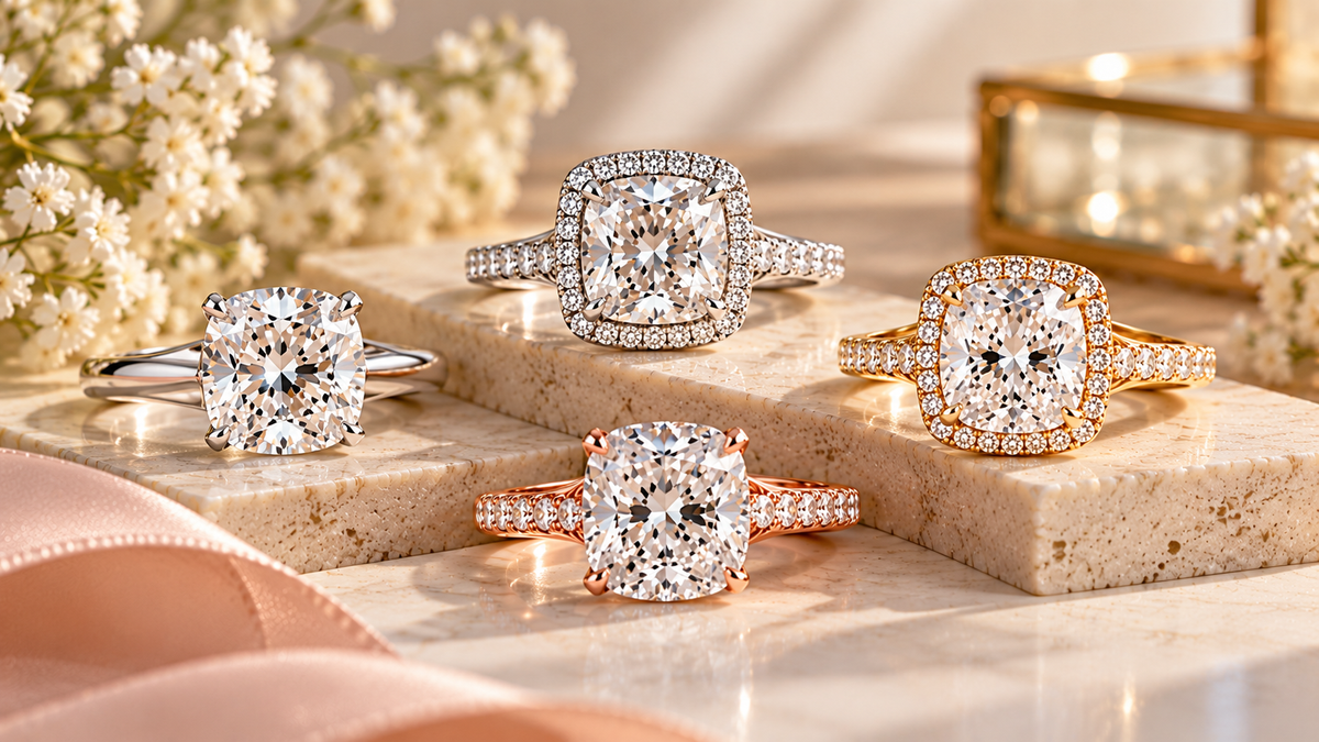 Cushion Cut Engagement Rings: Complete Guide to Choosing the Perfect Ring