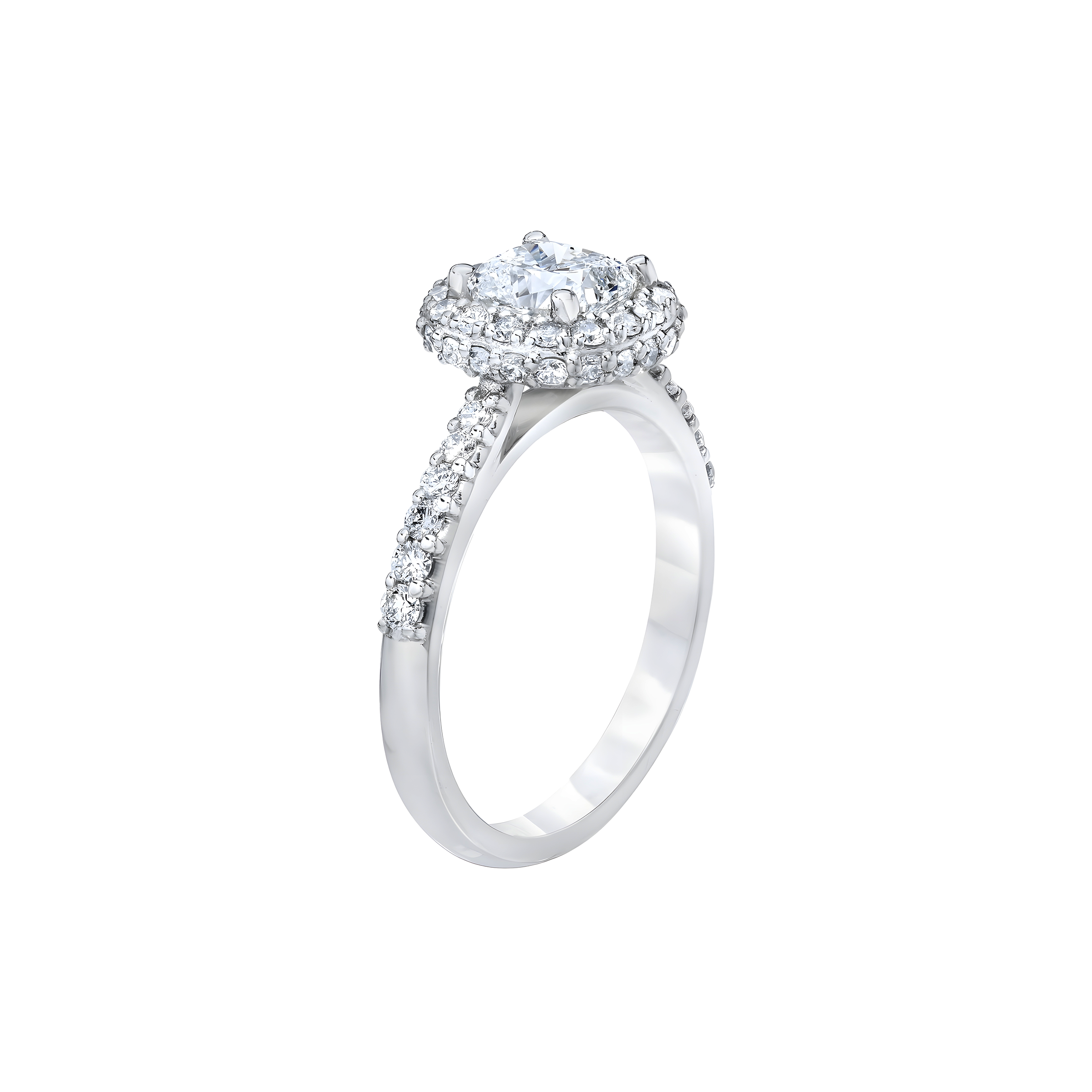 1 carat platinum diamond ring