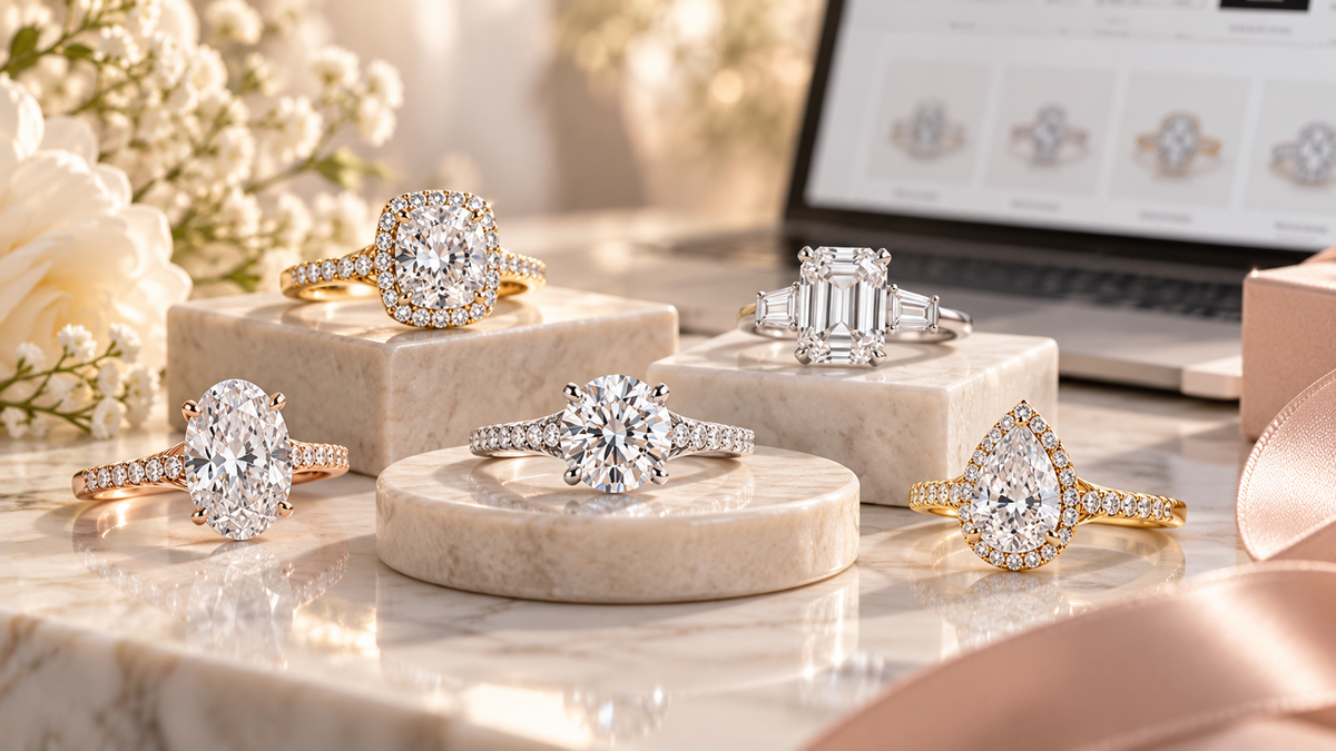 How to Buy a Diamond Engagement Ring Online in the USA: A Complete Buying Guide